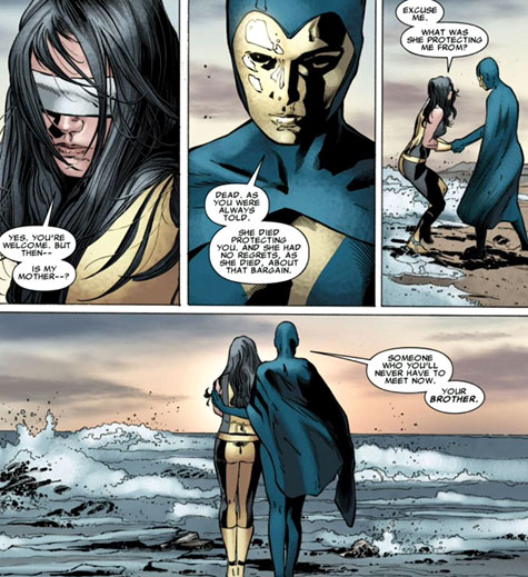 Marvel Comics: Bring Back The New X-Men — Favorite Hellion/Blindfold  moment; as much as