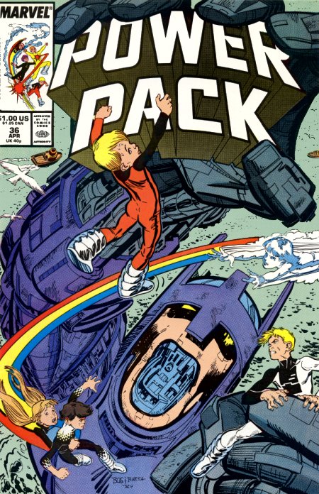 Power Pack Comics, Power Pack Comic Book List