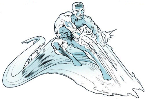 iceman superhero coloring pages - photo #2